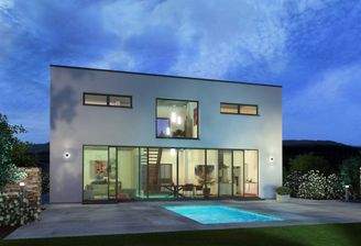 Bauhaus  Garten Abend