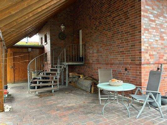 Überdachung, Hauseingang