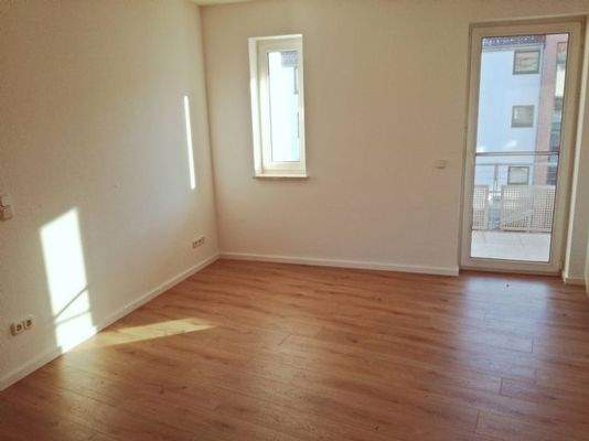 Schlafzimmer mit Laminat