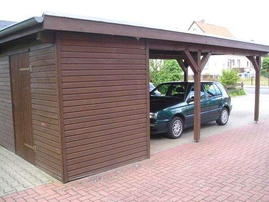 Carport mit Abstellraum