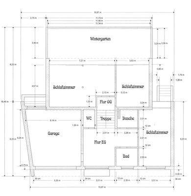 Erdgeschoss + Obergeschoss