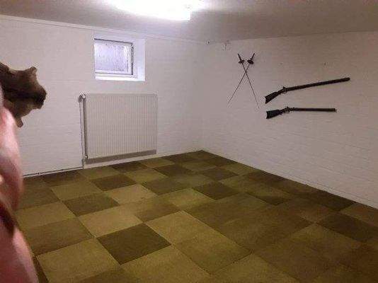 Büro im Keller