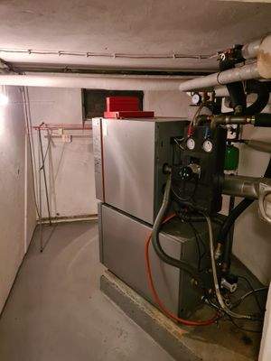 Hauskeller mit Heizsystem