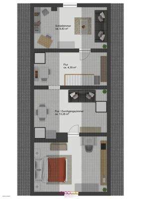 Grundriss Dachgeschoss