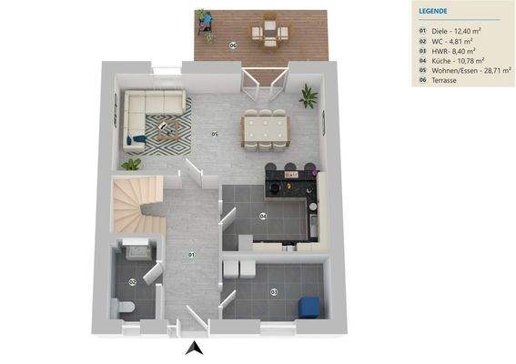 WE 2 Grundriss Erdgeschoss