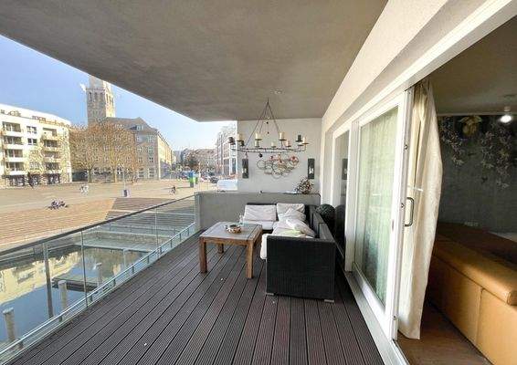 Terrassenartiger Balkon