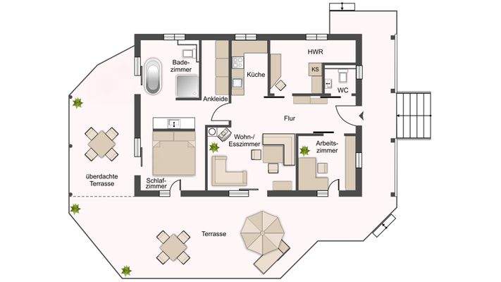 Grundriss Erdgeschoss