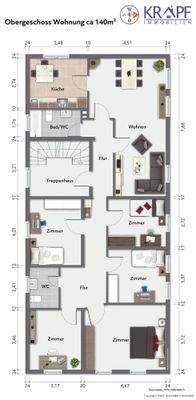 Obergeschoss Wohnung 