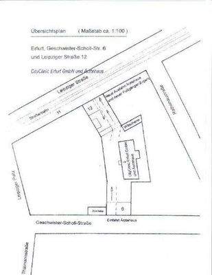 Lageplan zum Mietobjekt