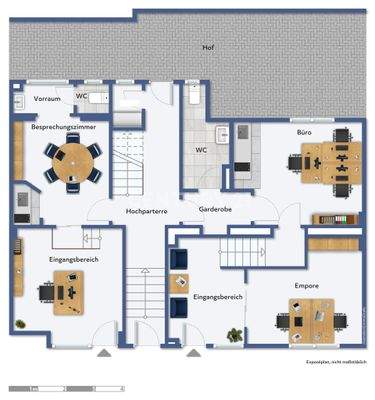 Grundriss EG - Ladenlokale