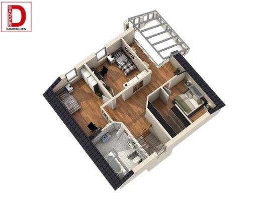 Obergeschoss Ansicht-SO