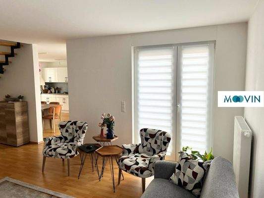 Ansicht I: Wohn- und Esszimmer