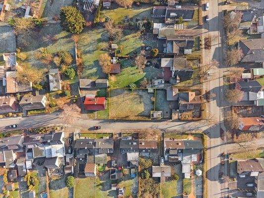 Drohnenansicht eingezeichnet