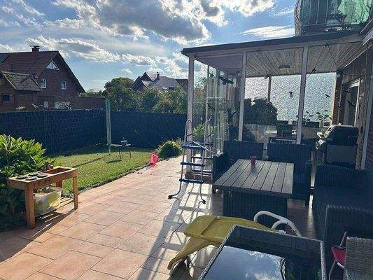 überdachte Terrasse