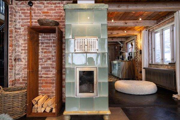 Gemütlicher Kaminbereich