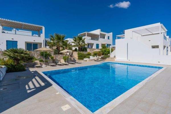 Kreta, Asprouliani: Schönes Haus in toller Anlage mit Meerblick zu verkaufen