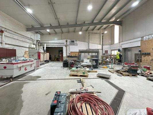 Zugang zum Sanitär- und weiteren Lagerbereich