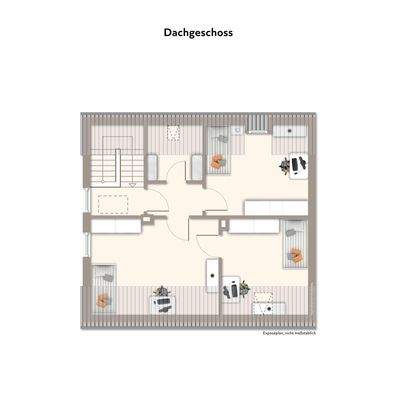 Exposeplan-Dachgeschoss