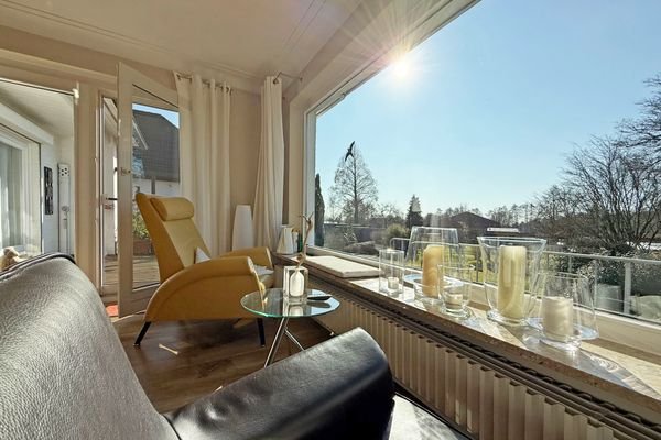 herrlicher Blick in den Garten