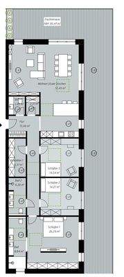 Grundriss Whg. 35 - Kreis 1.41