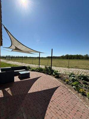 Terrasse am Ferienhaus