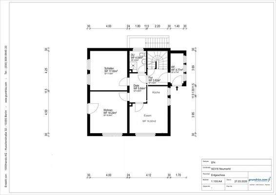Grundriss Erdgeschoss