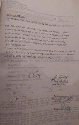 Baubeschreibung 1964