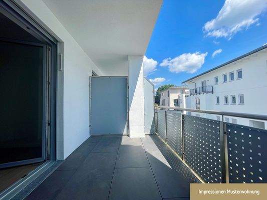 Beispielhafter Balkon