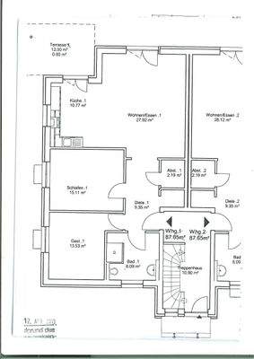 Grundriss Planstraße EG links