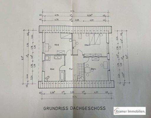 Grundriss Dachgeschoss