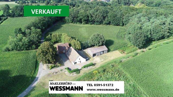 Hofstelle in Alleinlage in Schapen
