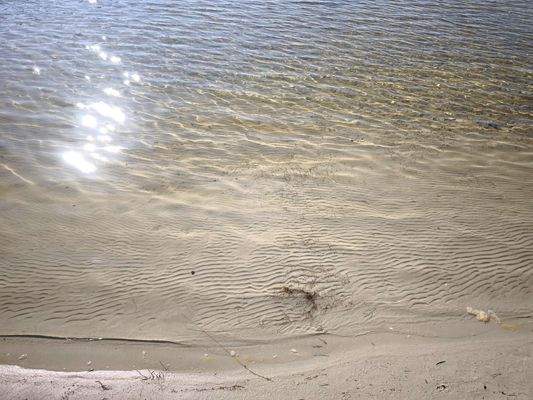 Klares Wasser im Heye Glas See.