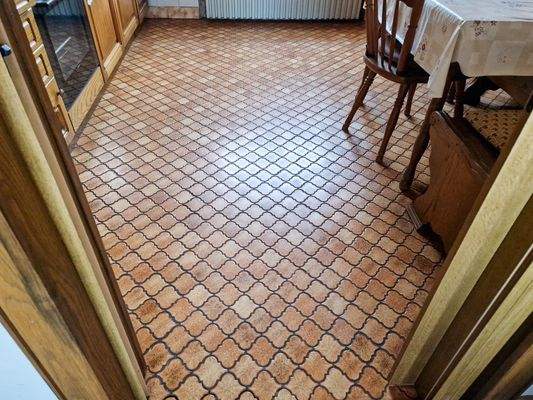 der Boden der Küche