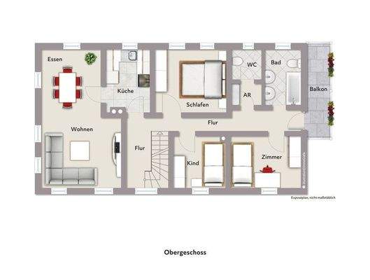 Grundriss Obergeschoss