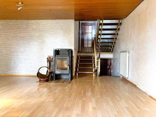 Wohnzimmer mit Schwedenofen