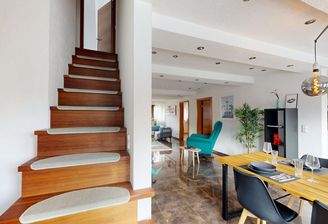 Maisonette Stil mit Highlight