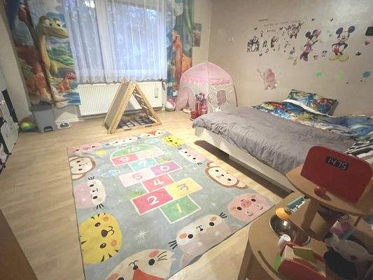 Das Schlafzimmer im 1. Obergeschoss