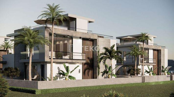 Detached Villas with Pools Near the Beach in Ozanköy Girne