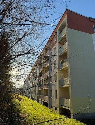 Balkonseite/Rückseite Haus