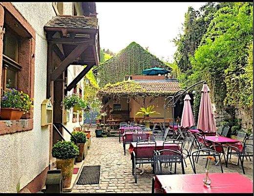 Biergarten Eingangsbereich