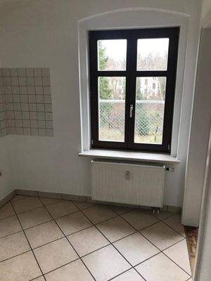 Blick in der Küche zum Südfenster