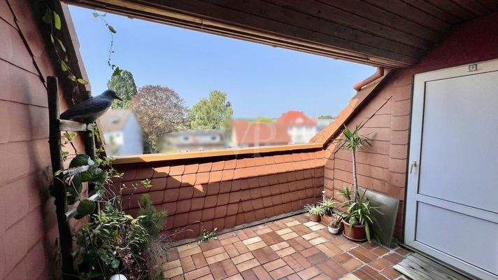 Ausblick Loggia Wohnung DG