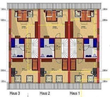 Dachgeschoss der EG-Wohnung Süd 