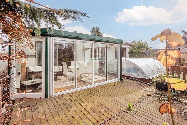 Terrasse am Wintergarten