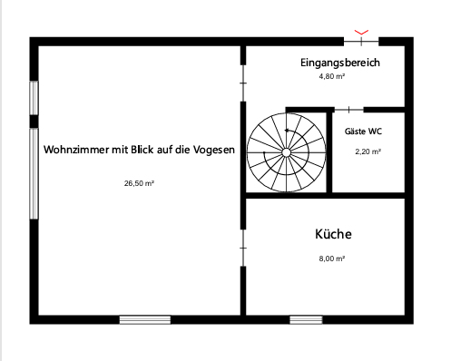 Die Flächenangeben sind ca. Angaben und beziehen sich auf die Grundfläche