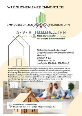 Wir suchen Ihre Immobilie!