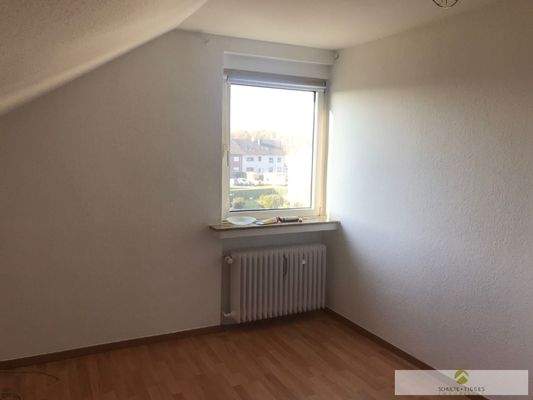 Schlafzimmer zur Dachgeschoss-Wohnung