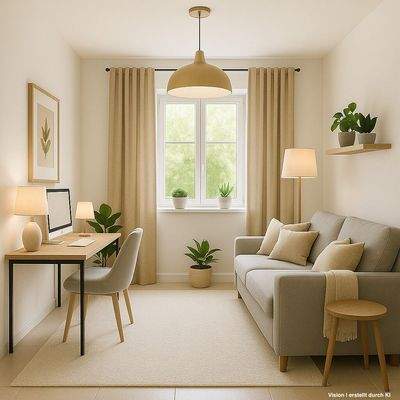 KI generierter Einrichtungsvorschlag Büro