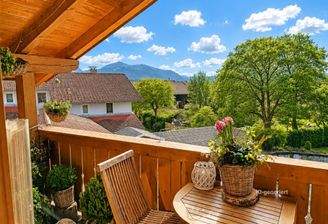 Blick vom Balkon