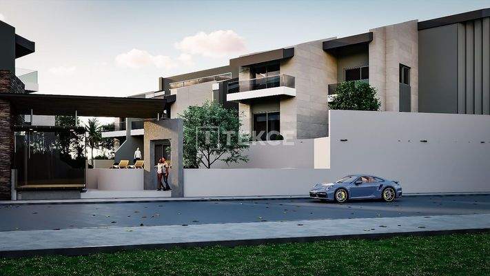 Houses in Complex Close to Forest in Antalya Duzlercami